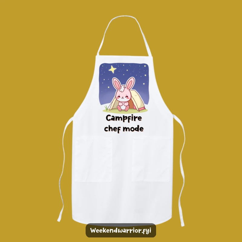 Funny Bunny Camp Apron - Cook Under the Stars!