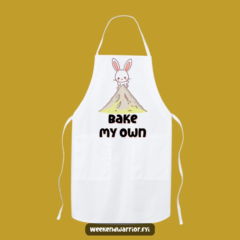 Funny Kawaii Rabbit Hike Apron - Cook with Peak Performance
