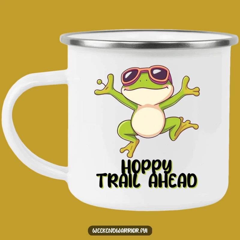 Funny Frog Goggle Camping Mug - Hilarious Outdoor Gift for Adventurers