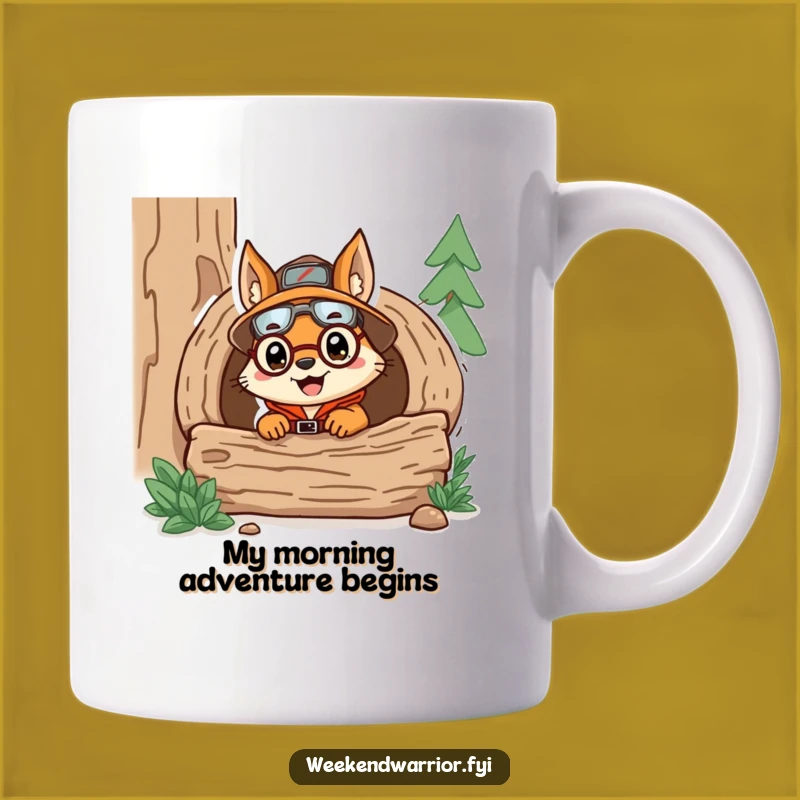 Funny Explorer Squirrel Mug: A Delightful Gift for Adventurous Souls