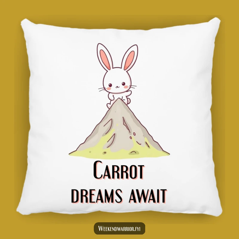 Funny Kawaii Rabbit Hike Pillow - Snuggle Up After Your Climb