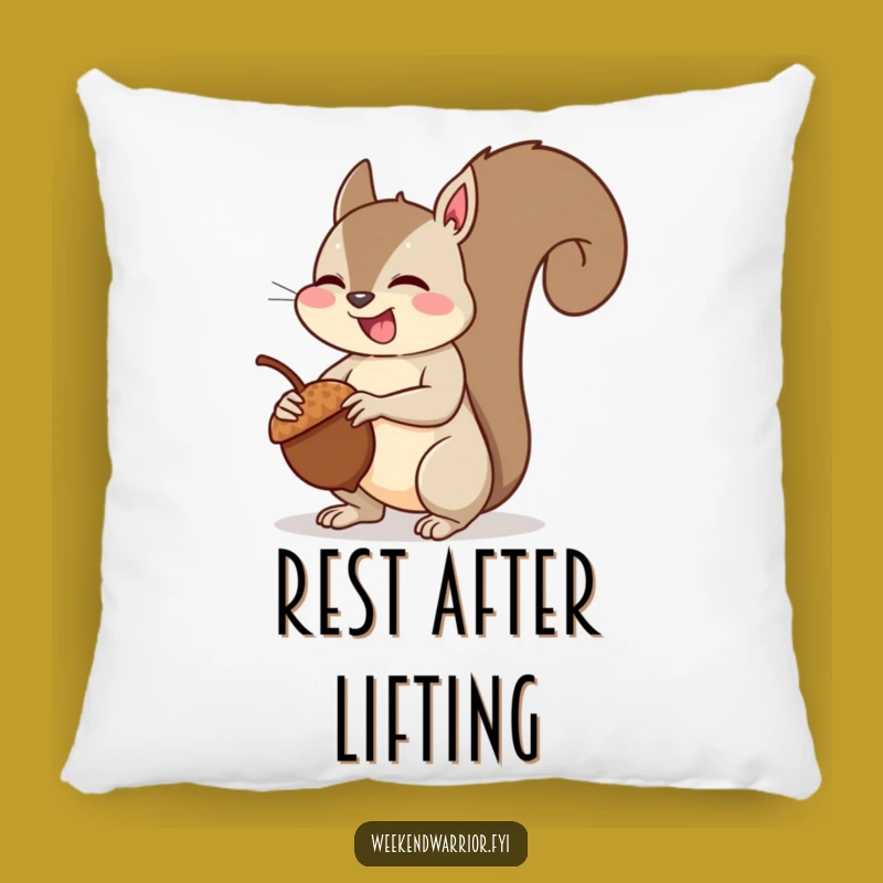 Cozy Funny Squirrel Muscle Pillow: Giggling Squirrel Cushion, Cute Gift