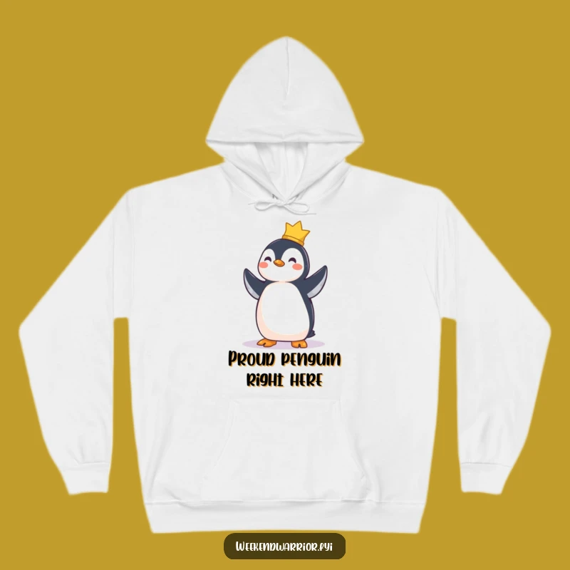 Funny Penguin Accomplishment Hoodie - Cozy and Hilarious Pride Gift
