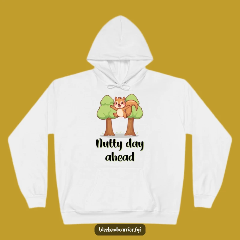 Funny Squirrel Hoodie: Joyful jumper, cozy comfort for a funny gift.