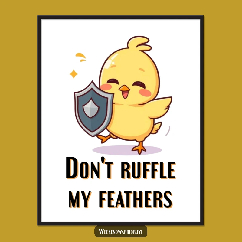 Free Printable Wall Art: Chick Dashing Playfully Funny Downloadable Art Decor