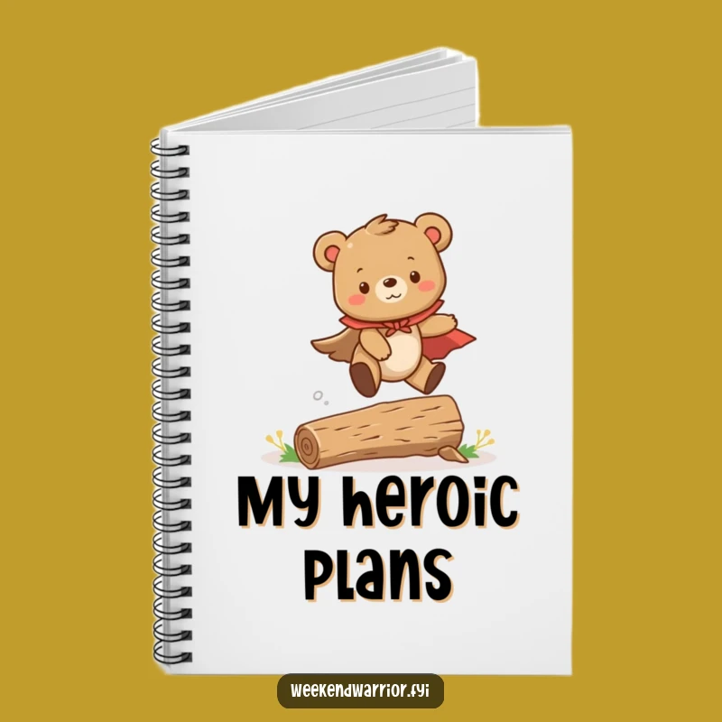 Funny Bear Cub Notebook: Journal Your Adventures with a Cute Hero