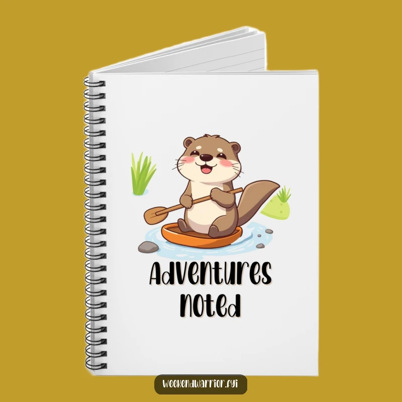 Funny Joyful Otter Notebook: Record Your Adventures