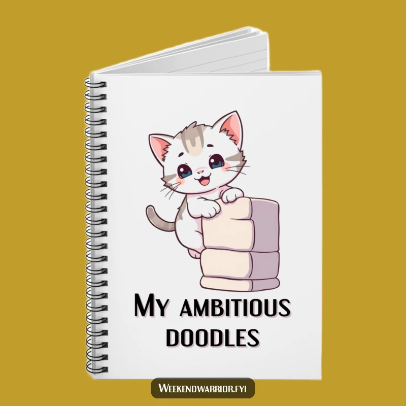 Funny Kitten Climber Notebook: Jot Down Adventures with Cute Cat Style, a Funny Gift