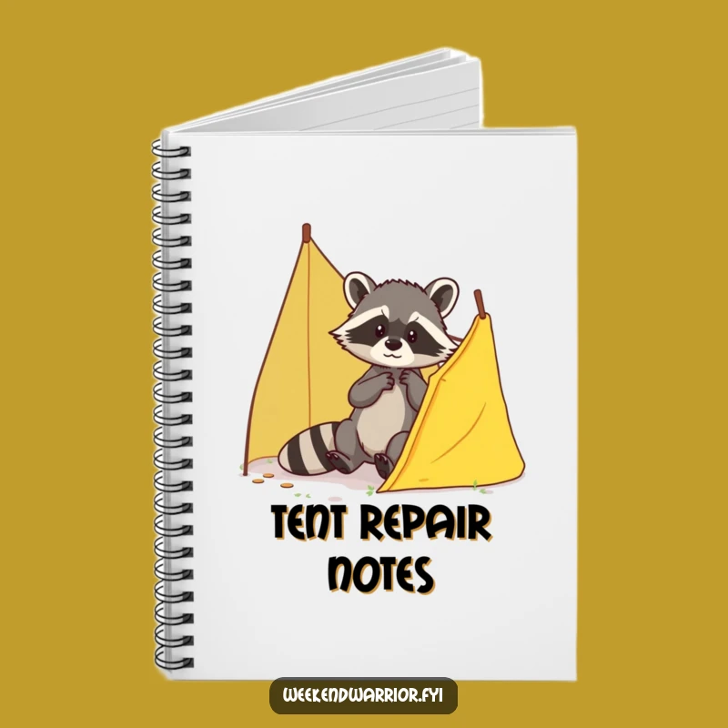 Funny Raccoon Notebook: Plan Adventures with a Brave Fixer!