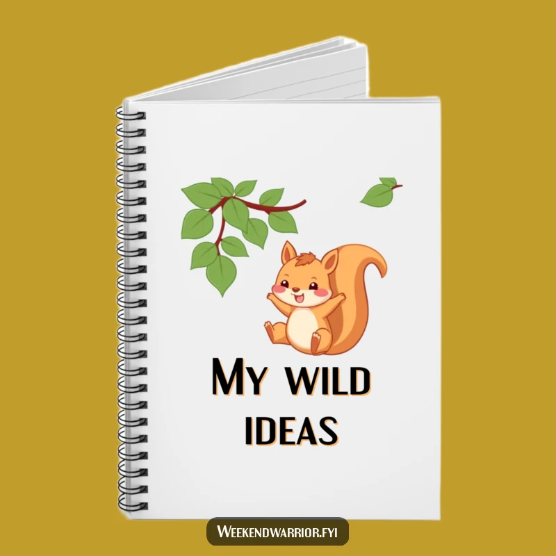 Funny Squirrel Vine Notebook: Playful Swinger's Journal, Perfect Gift