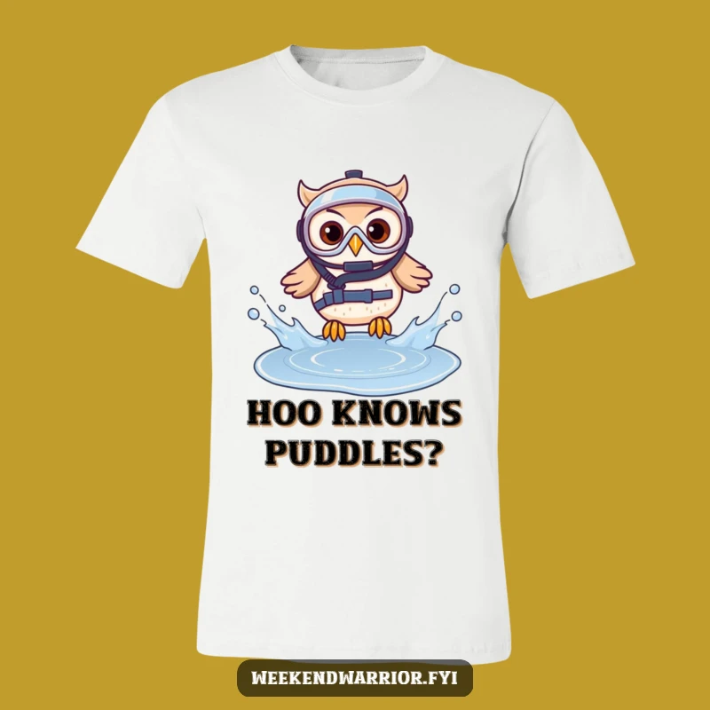 Funny Diving Owl T-Shirt: Dive into Humor