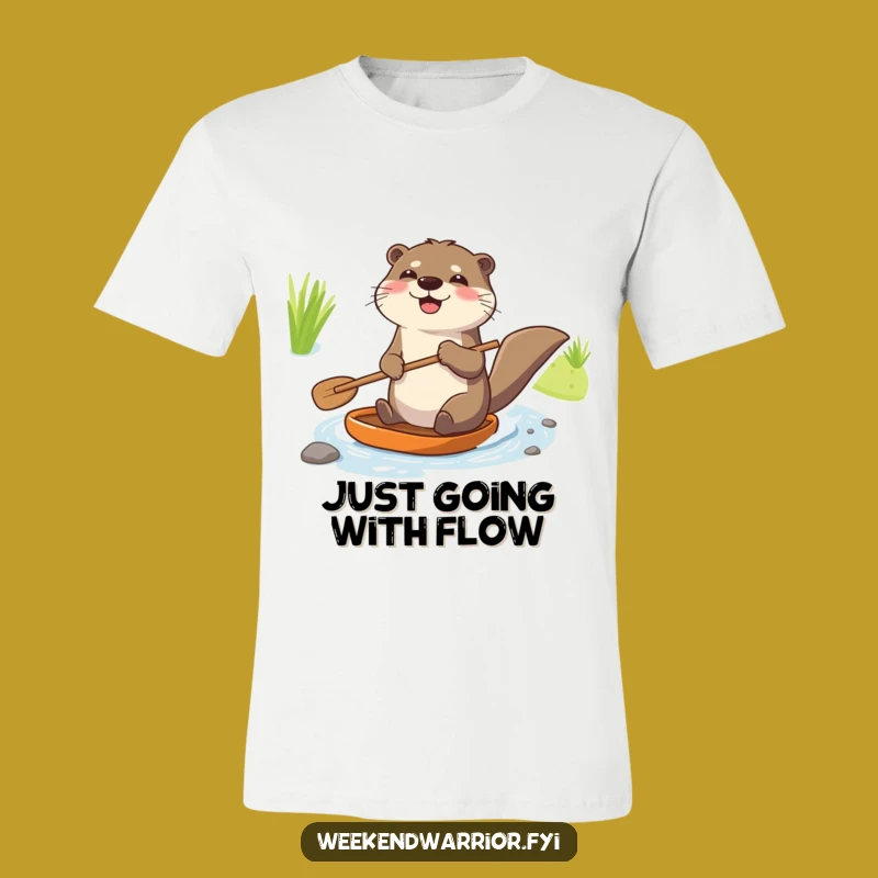 Funny Joyful Otter T-Shirt: Navigate Life with Enthusiasm